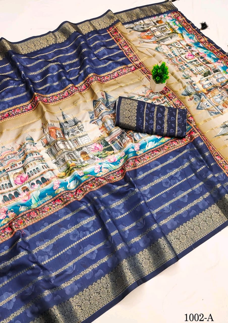 CENTRE BEAUTY SOFT COTTON SAREES