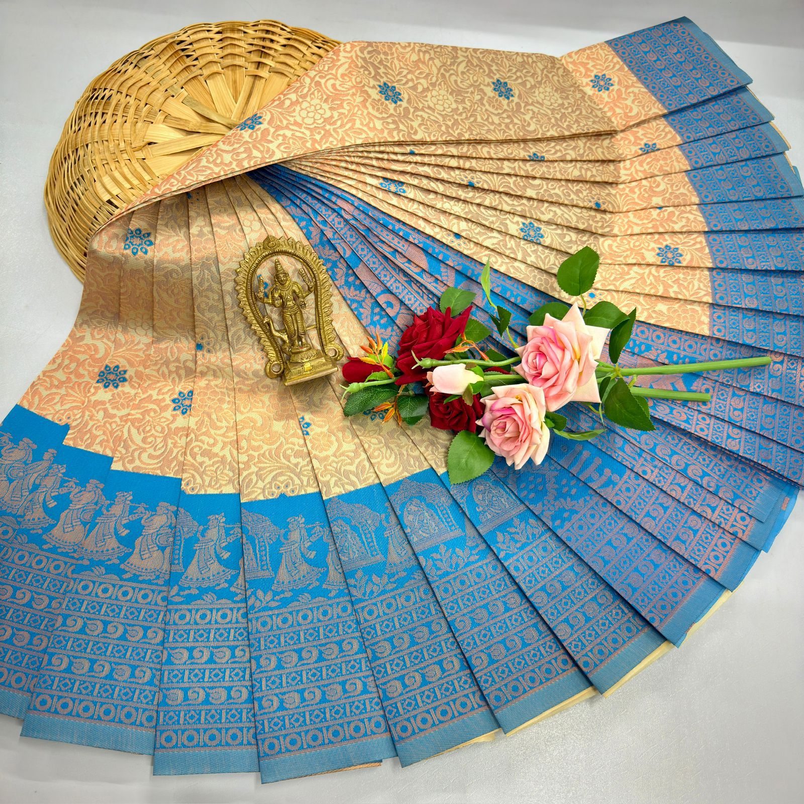 ELITE BRIDAL FANCY LIGHT WEIGHT SAREE