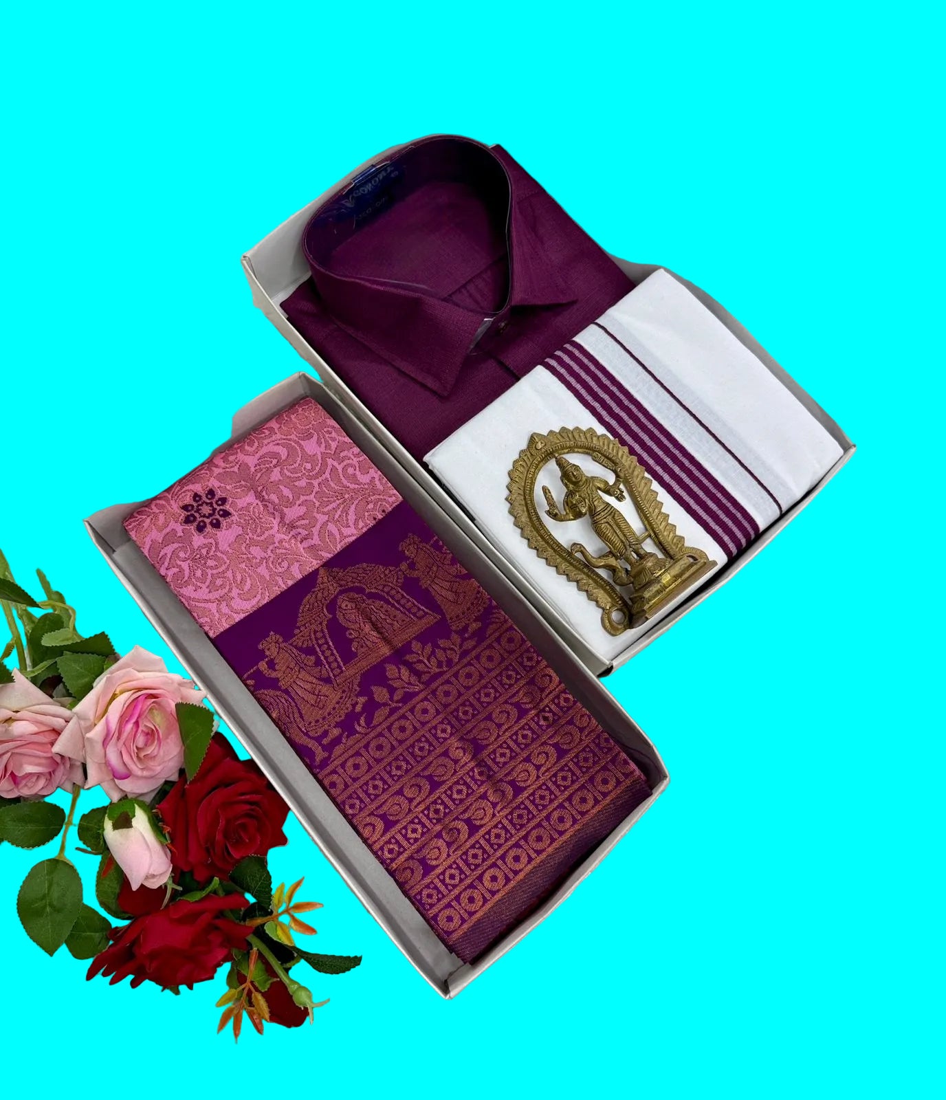KUBERA SILK AND SHIRTS COMBO
