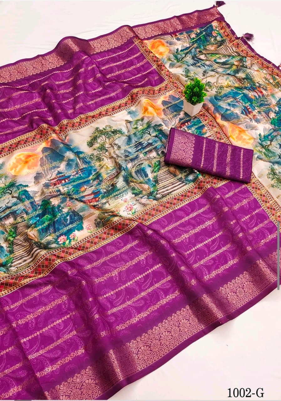 CENTRE BEAUTY SOFT COTTON SAREES