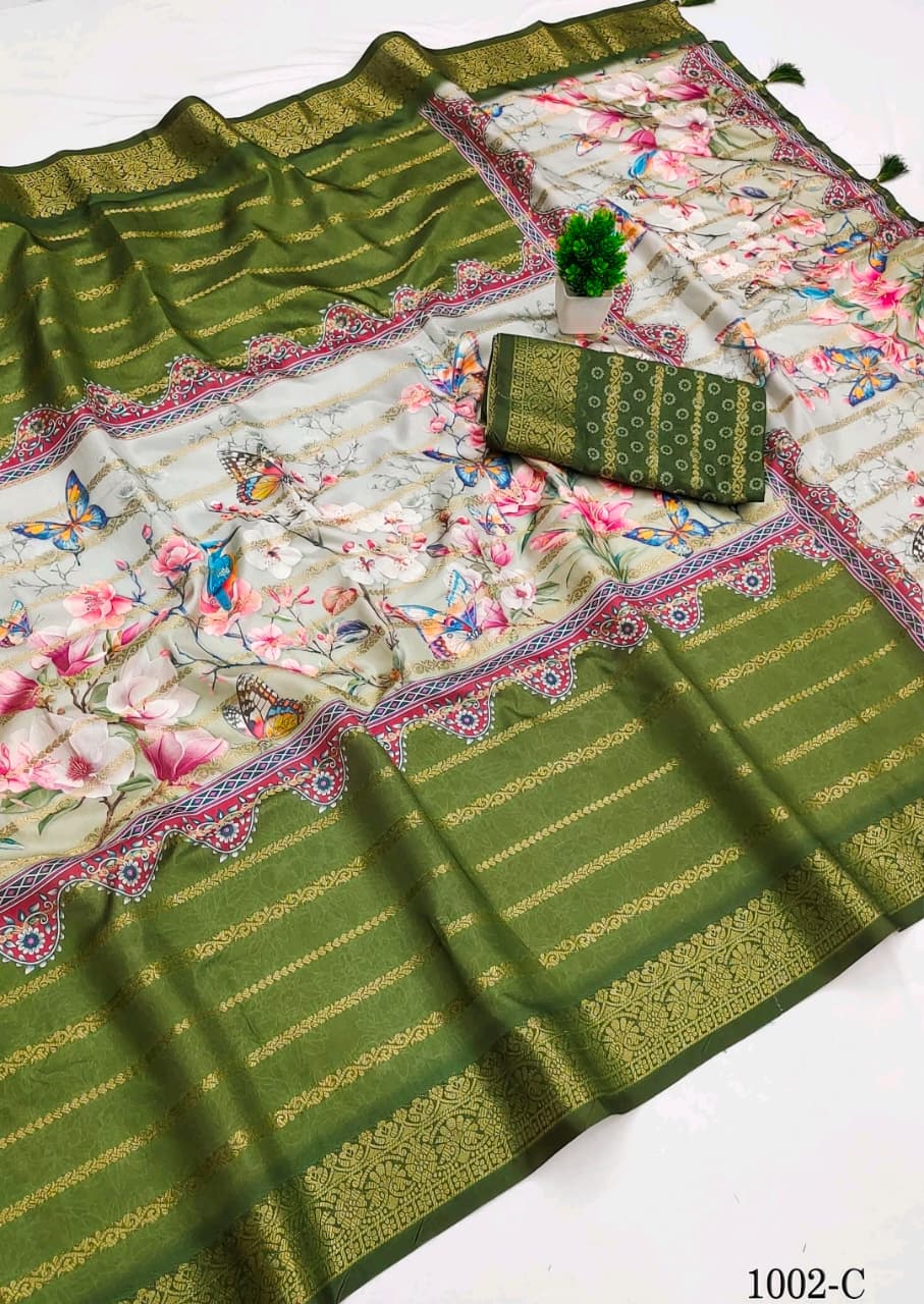 CENTRE BEAUTY SOFT COTTON SAREES