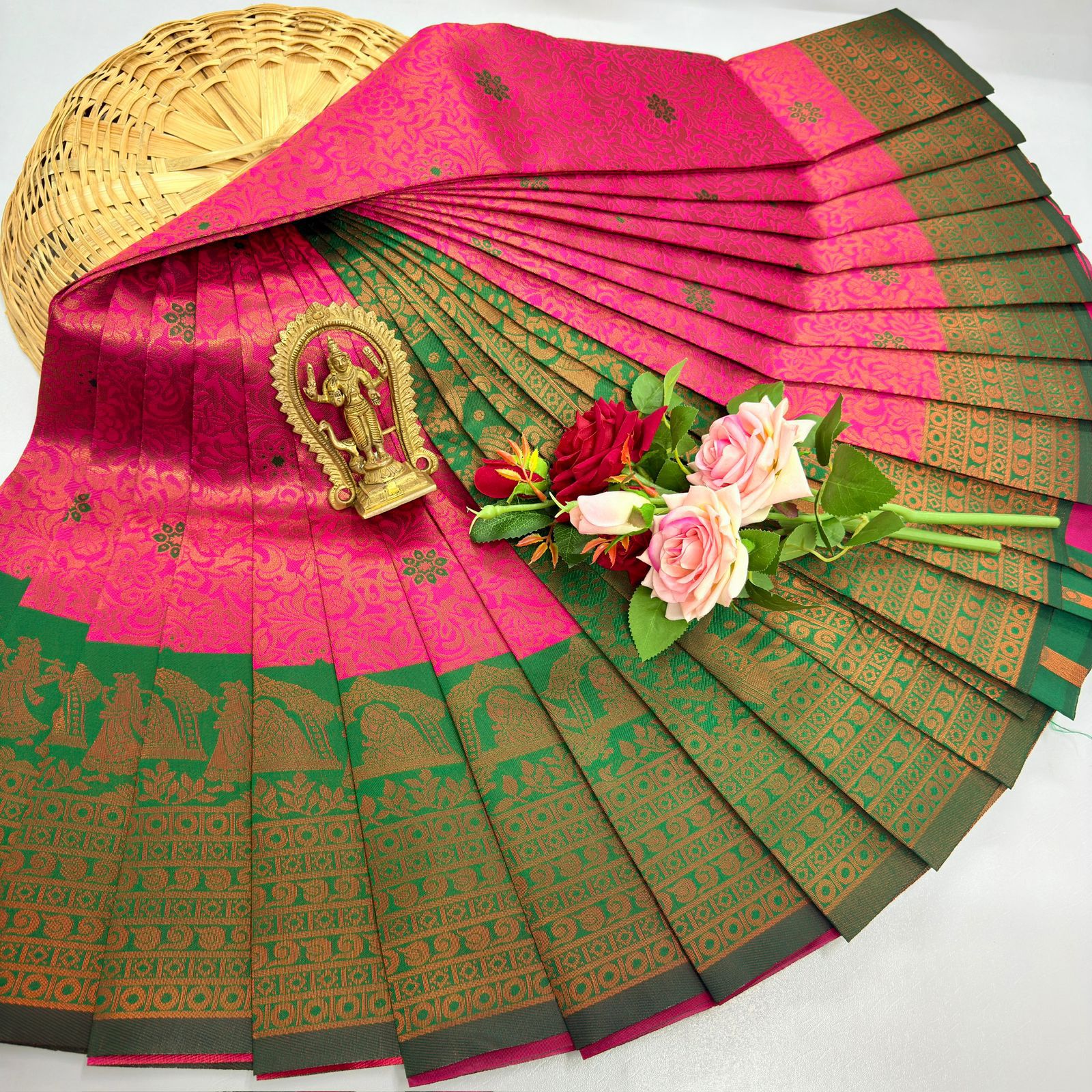 ELITE BRIDAL FANCY LIGHT WEIGHT SAREE